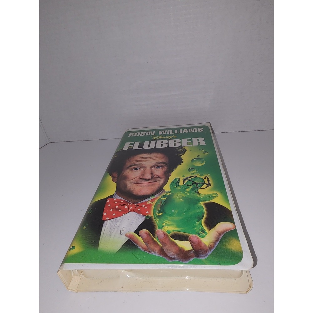 Flubber VHS Disney's Clamshell‎ Movie Cassette